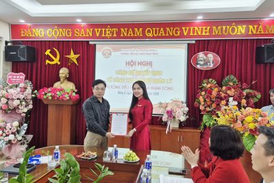 TNT – DẤU MỐC MỚI TRONG CÔNG TÁC LÃNH ĐẠO TẠI TRƯỜNG TIỂU HỌC TRẦN NHÂN TÔNG – CHÀO ĐÓN TÂN PHÓ HIỆU TRƯỞNG