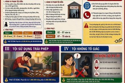 TNT – TUYÊN TRUYỀN PHÁP LUẬT VỀ PHÒNG, CHỐNG MA TUÝ